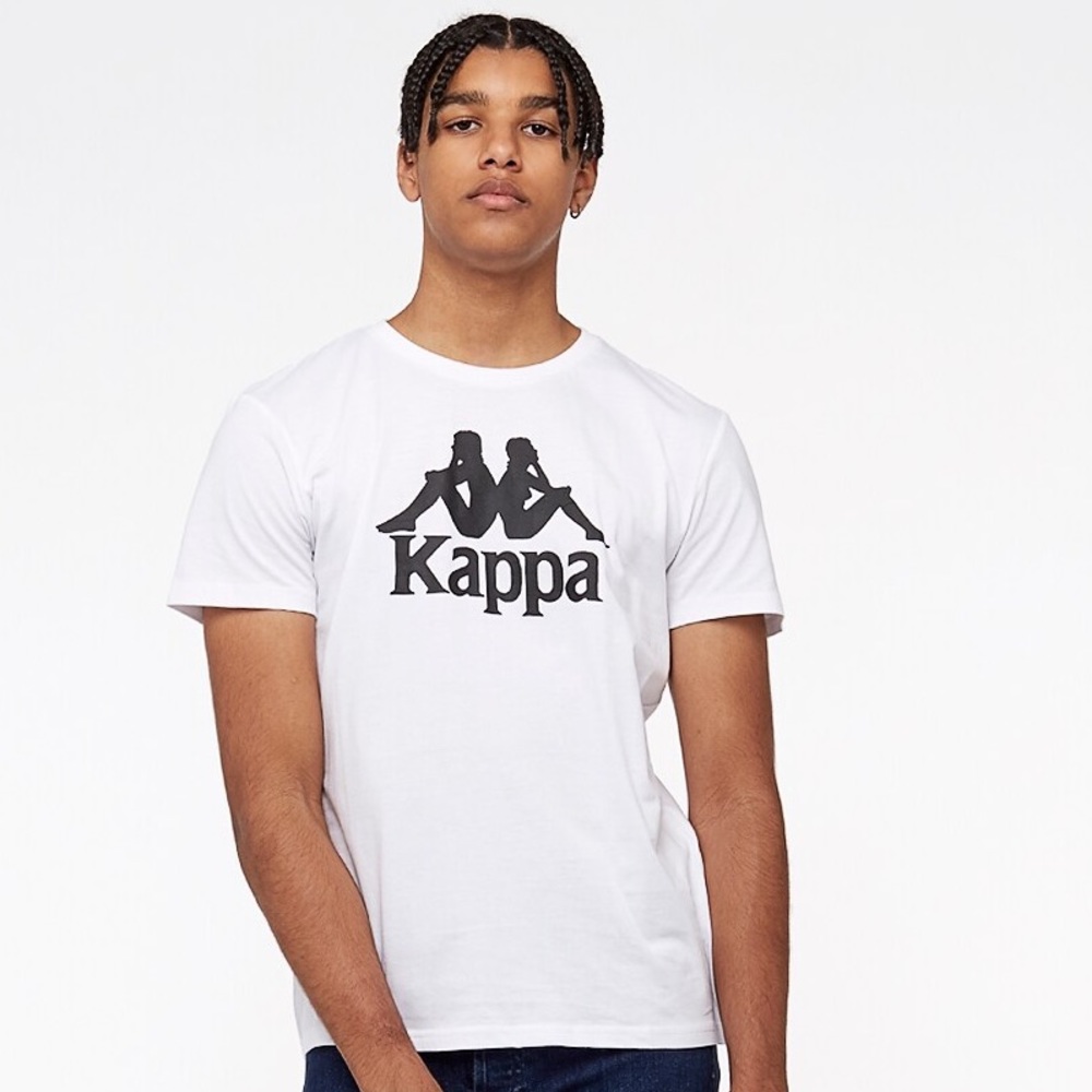 Kappa Short Sleeve Crew Neck Cotton Graphic T Shirt